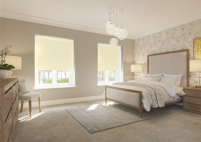 Palermo (Blackout), Cream - Twist&Fit Roller Blind - Image 7